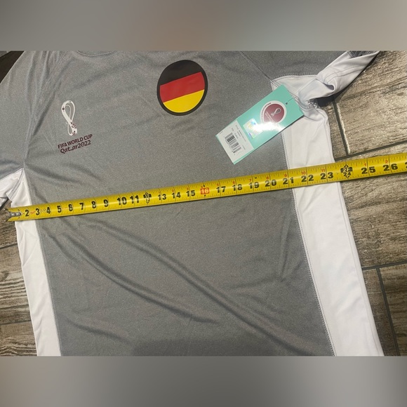 Germany FIFA World Cup Qatar 2022 Men’s Shirt Size XL NEW Grey - Picture 7 of 7